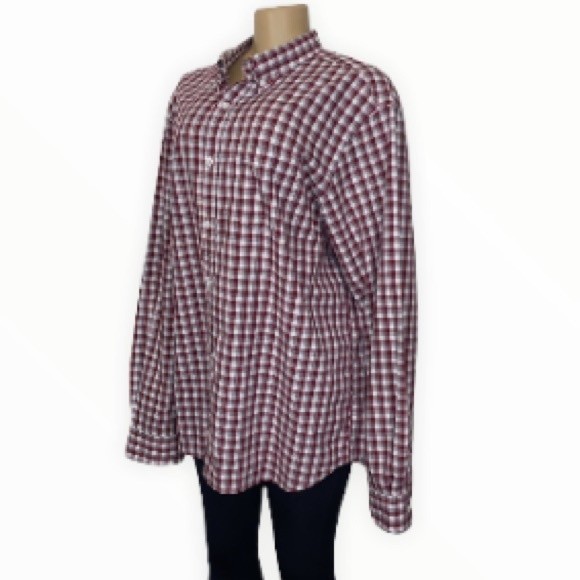 Old Navy Shirt The Classic Plaid Slim Fit Casual multi colored size XXL - Picture 2 of 10